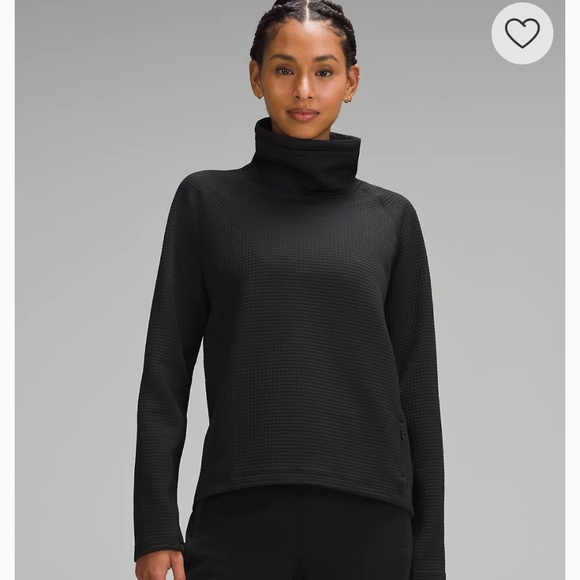 lululemon athletica Tops - ~NWOT Waffle-Knit Funnel-Neck Long-Sleeve Shirt~